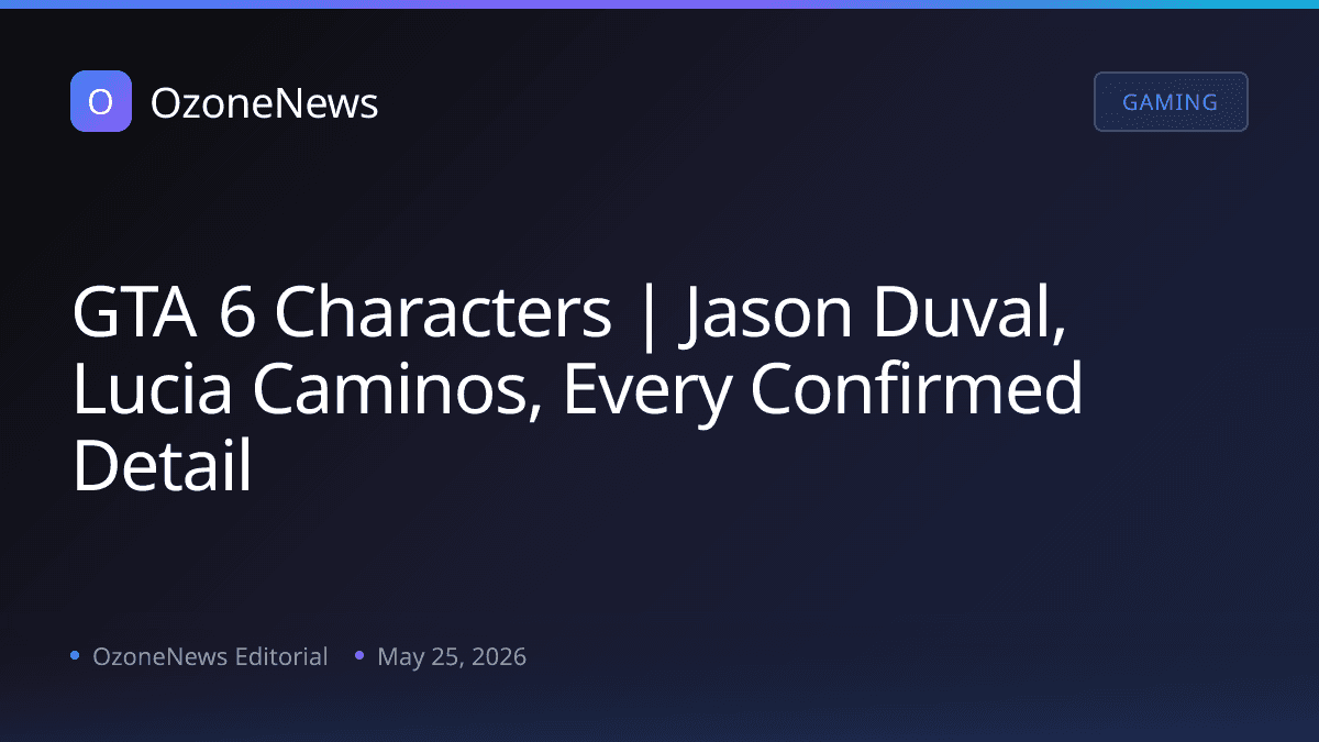 GTA 6 Characters | Jason Duval, Lucia Caminos, Every
