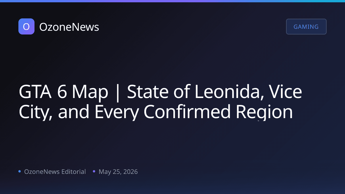 GTA 6 Map | State of Leonida, Vice City, and Every