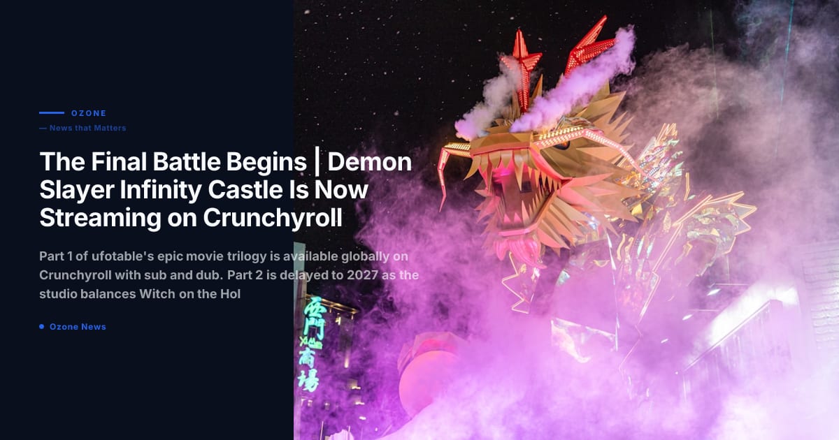 The Final Battle Begins | Demon Slayer Infinity Castle Is Now Streaming on Crunchyroll