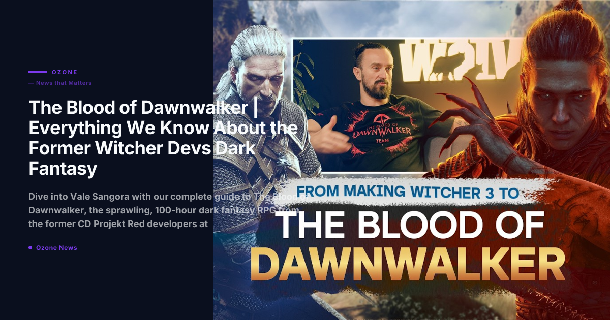 The Blood of Dawnwalker Rebel Wolves Vale Sangora Coen vampire RPG 2026