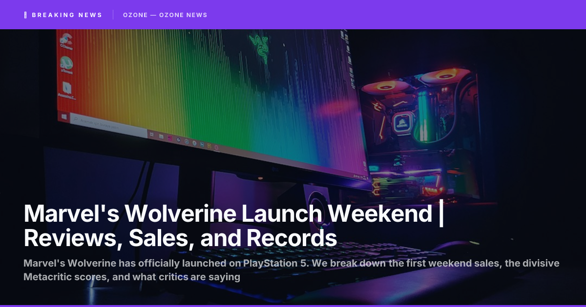 Marvel's Wolverine launch weekend sales reviews Metacritic Insomniac PS5 2026