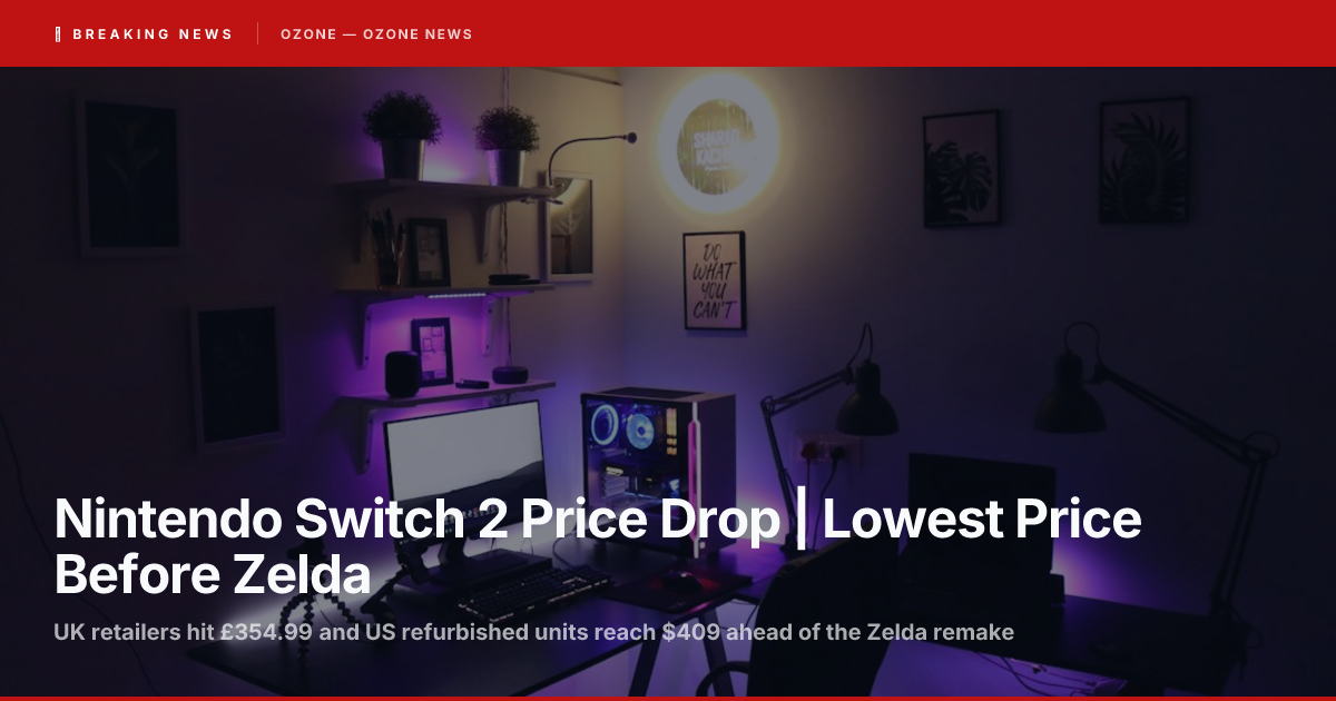 Nintendo Switch 2 Price Drop | Lowest Price Before Zelda